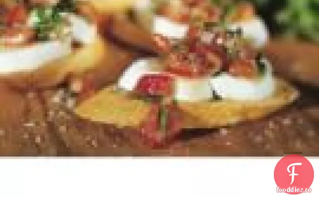 Mozzarella Proaspătă Și Crostini De Roșii