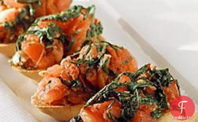 Bruschetta Picantă De Roșii Și Busuioc