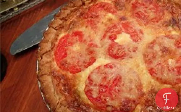Quiche de praz și brânză