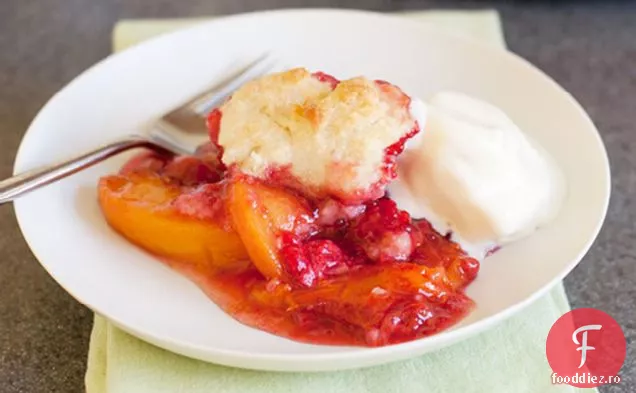 Cobbler Cu Zmeură De Piersici