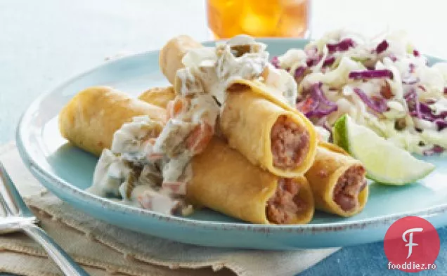 Taquitos cu sos cremos jalape o