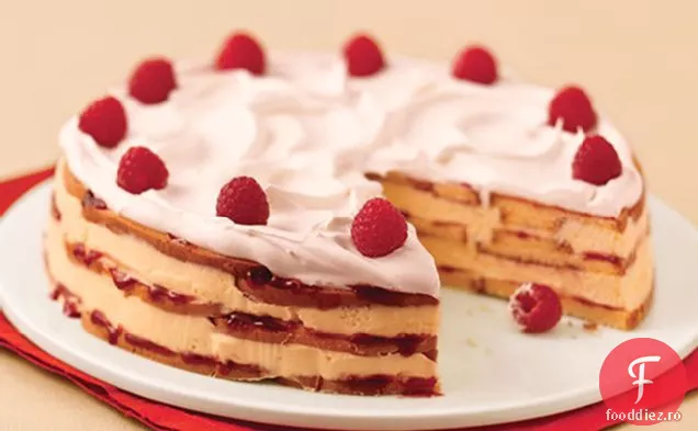 Tort De Ciocolată Albă-Zmeură
