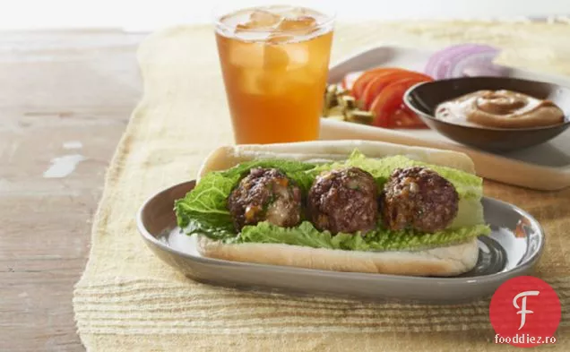 Cheeseburger Chiftele Subs