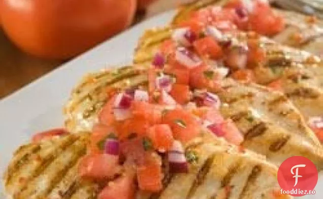 Bruschetta De Pui Marinată