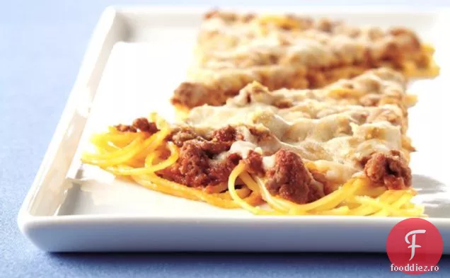 Pizza Cu Crustă De Spaghete