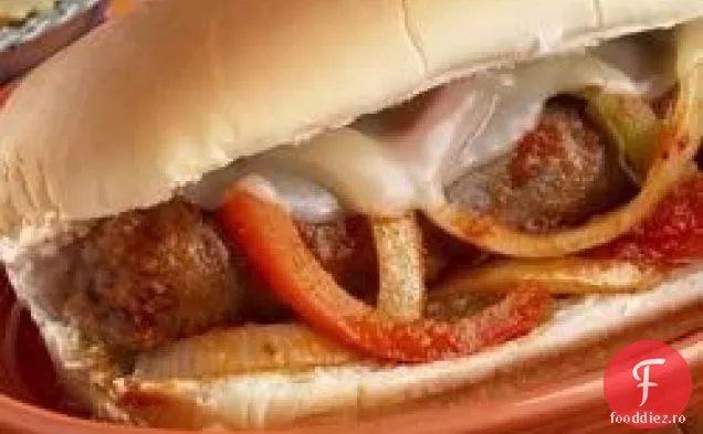 Slow Cooker Italiană Cârnați Submarine