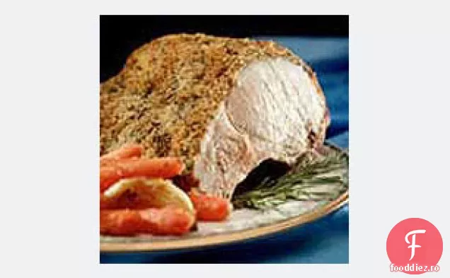 Raft de carne de porc cu crustă de ierburi