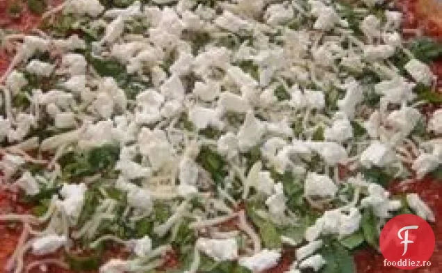 Pizza Cu Brânză De Capră Cu Busuioc