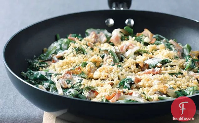 Skillet Spanac Gratin