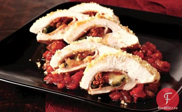 Piept De Pui Umplut Cu Chorizo & Poblano