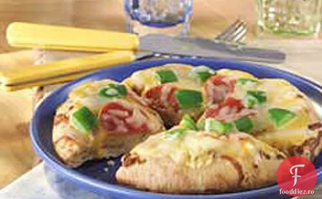 Pizza Cu Pepperoni Cu Brânză
