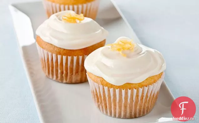 Cupcakes Cu Brânză Cu Cremă De Lămâie
