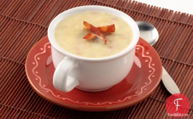 Supă Delicioasă De Cartofi, Praz Și Slănină