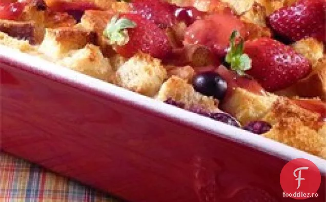 Pâine Prăjită Franceză Cu Cremă De Căpșuni
