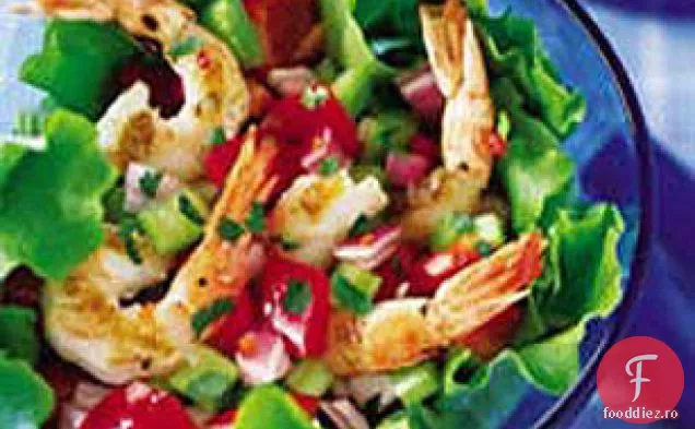 Salată De Creveți La Grătar