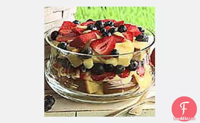 Straturi cremoase de fructe și prăjituri
