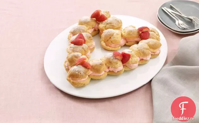 Cremă De Căpșuni Puff Heart