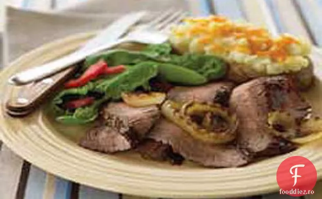 Friptură De Flanc La Grătar Din Midwestern