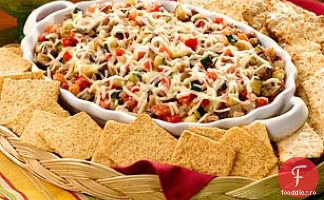Baie Caldă Italiană De Legume Și Brânză