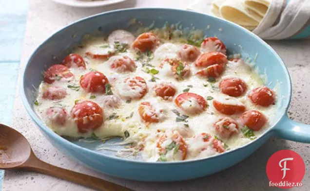 Tomate-Busuioc Queso Fundido