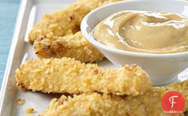 Pui crocant cu sos de miere