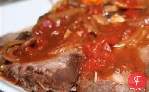 Friptură de vită în vin roșu (Carni Arrosto al Vino Rosso)