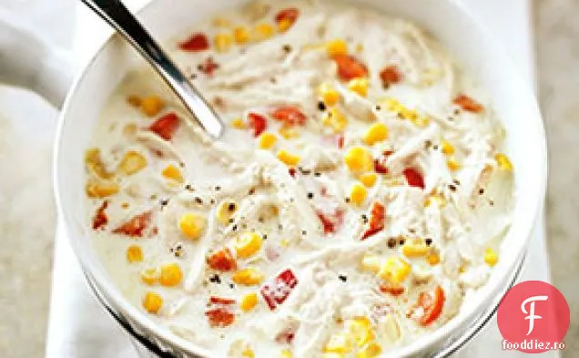 Supă Cremoasă De Porumb Și Curcan