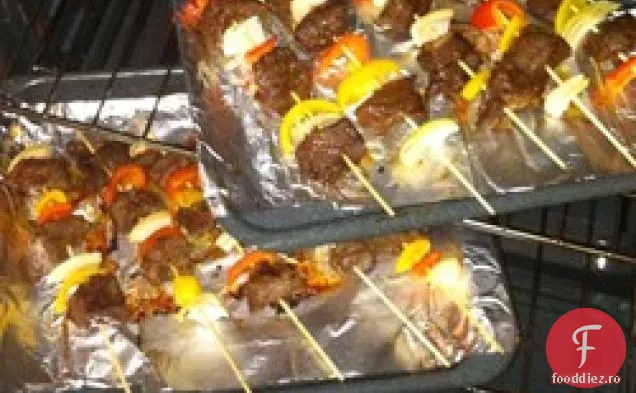Carnea de vită a mamei shish Kabobs