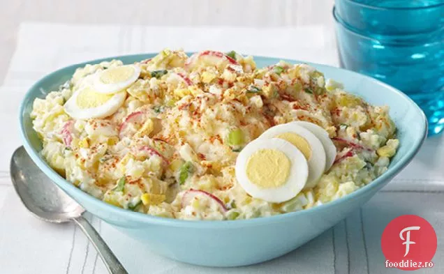 Salată De Cartofi Zdrobită În Stil Rustic
