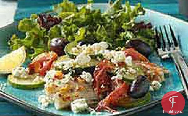 Pește mediteranean cu microunde pentru doi
