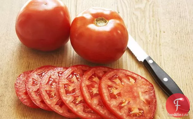 Tartă cu roșii și brânză Heirloom