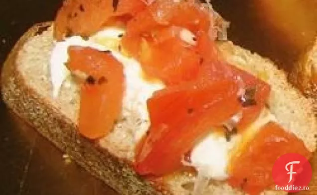 Aperitivul bruschetta al lui Carrie