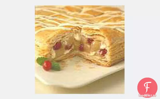 Ciocolată Albă Produse De Patiserie Cu Afine Și Pere