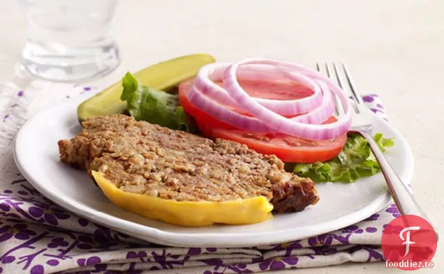Pâine De Carne Cu Cheeseburger Cu Aragaz Lent