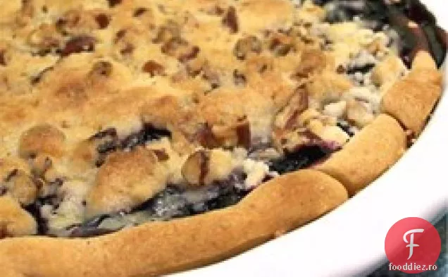 True Blue Custard Crunch Pie