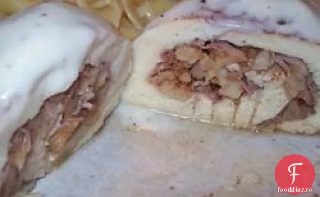 Piept de pui umplut cu mere și Prosciutto