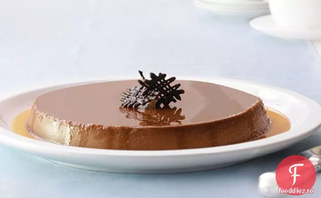 Flan De Cheesecake Cu Ciocolată