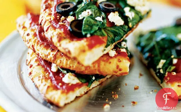 Pizza În Stil Grecesc Cu Măsline
