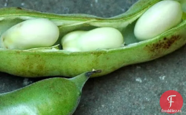 Sfeclă Verde Și Fava Sote Cu Roșii Și Halloumi