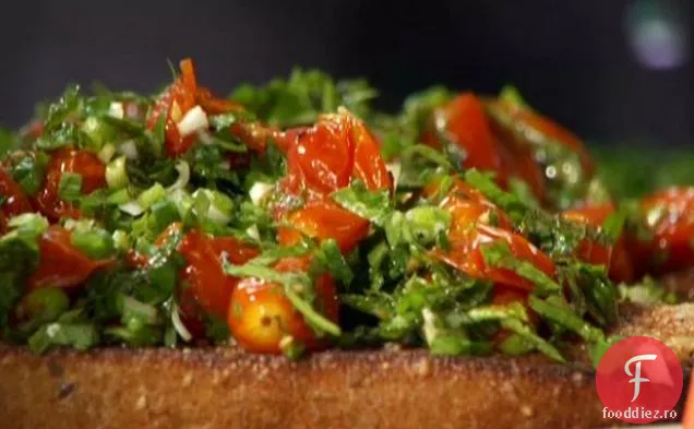 Bruschetta De Roșii Prăjite