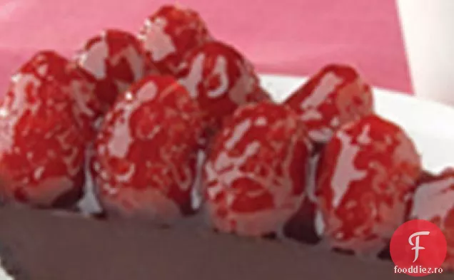 Plăcintă Cu Ganache De Zmeură