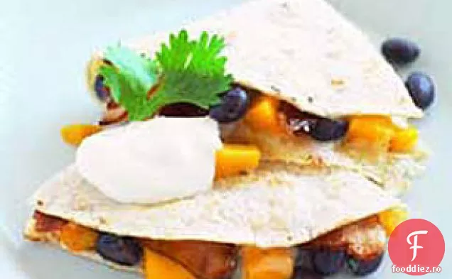 Quesadillas De Fasole Neagră Și Slănină