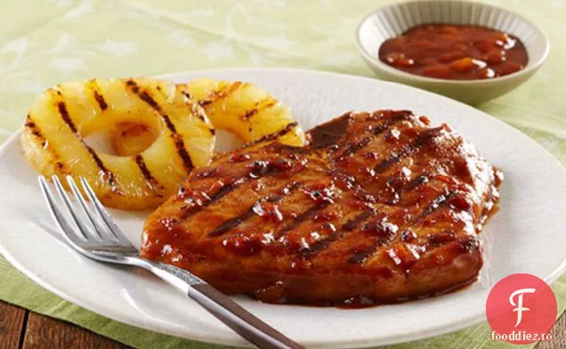 Cotlete De Ananas Glazurate