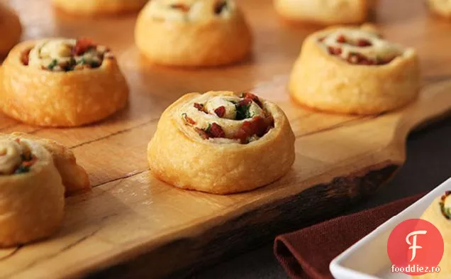 Pinwheels Bacon-Ceapă