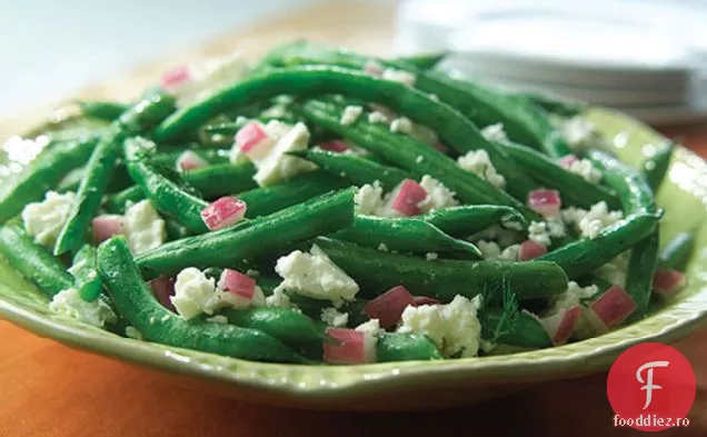 Salată De Fasole Verde Și Feta