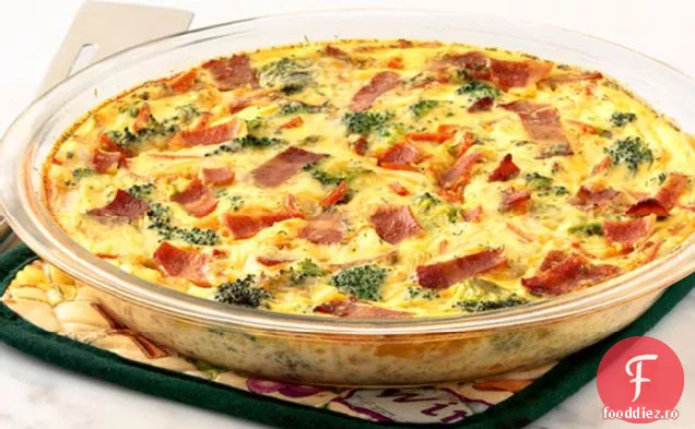 Quiche Foarte Veggie Fără Crustă