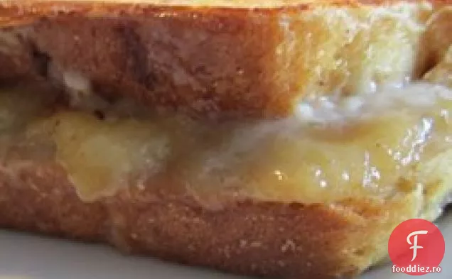 Pâine Prăjită Franceză Umplută Cu Banane