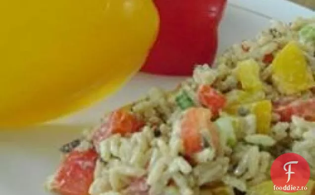 Salată de orez sălbatic și piper