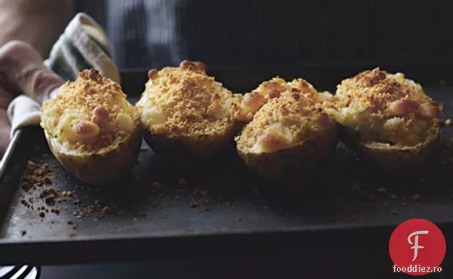 Cartofi Cheesy De Două Ori Coapte
