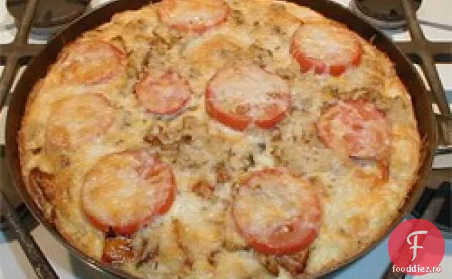 Frittata de cartofi și legume